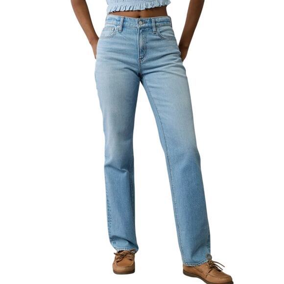 AE Super High Waist Stretch = Size 10 - Worn Once! On Trend! - Picture 2 of 8